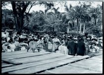 Laying of cornerstone of Sacred Heart Church, Punahou, Oahu, July 27, 1913.